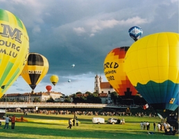 Air baloon show by Lithuanian Tourism Board